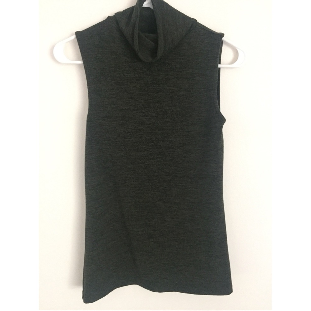 French Connection Sleeveless Turtleneck Top